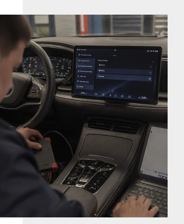 Русификация автомобиля BYD HAN для эксплуатации в Ессентуках