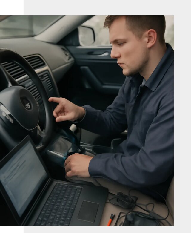 Выездная русификация автомобиля с выездом в Ессентуках